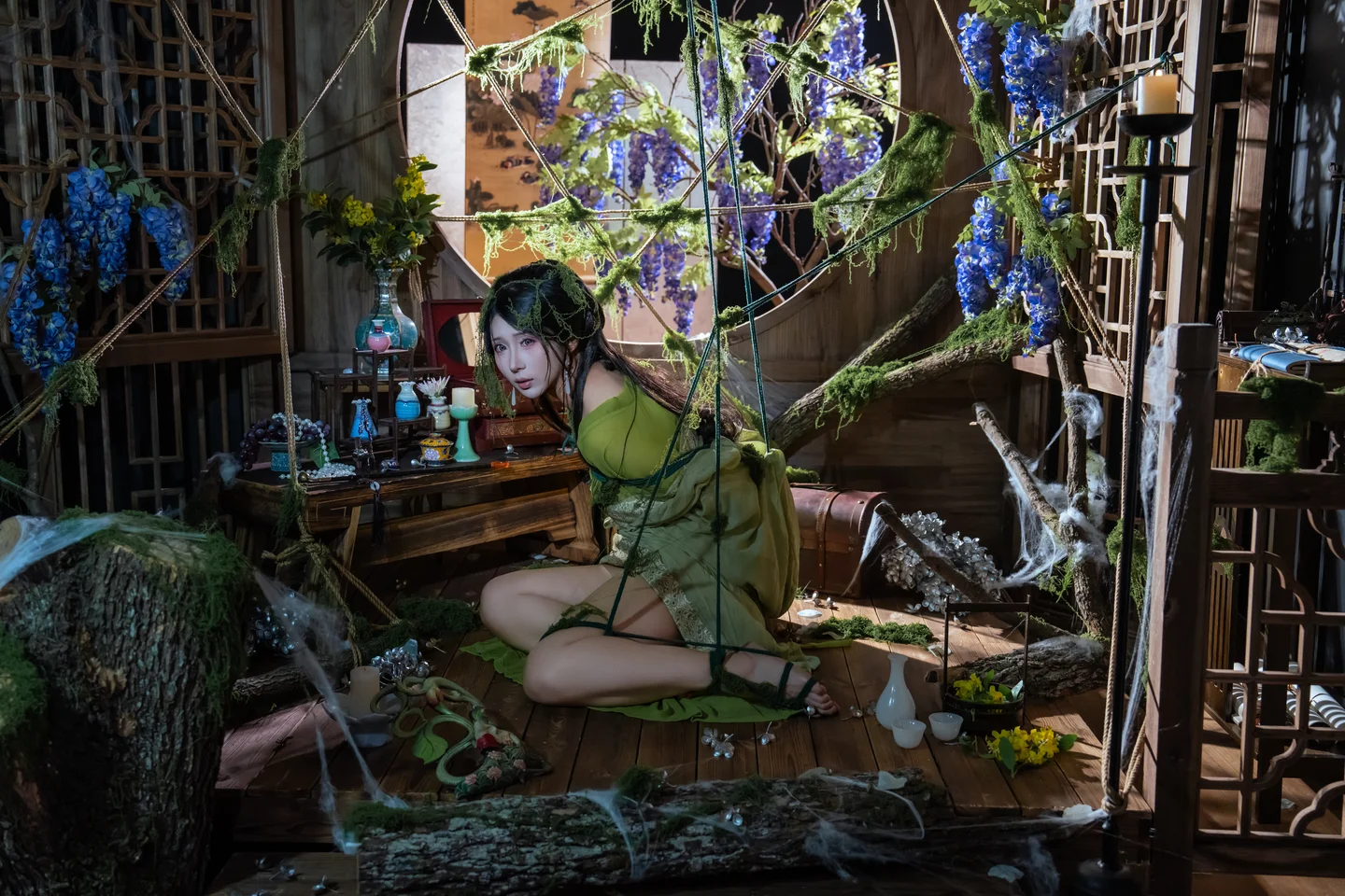 云溪溪 - &奶桃桃 苔缚 [93P,1V-3.38GB] tg@simisebaisi 【丝足阁】013.webp